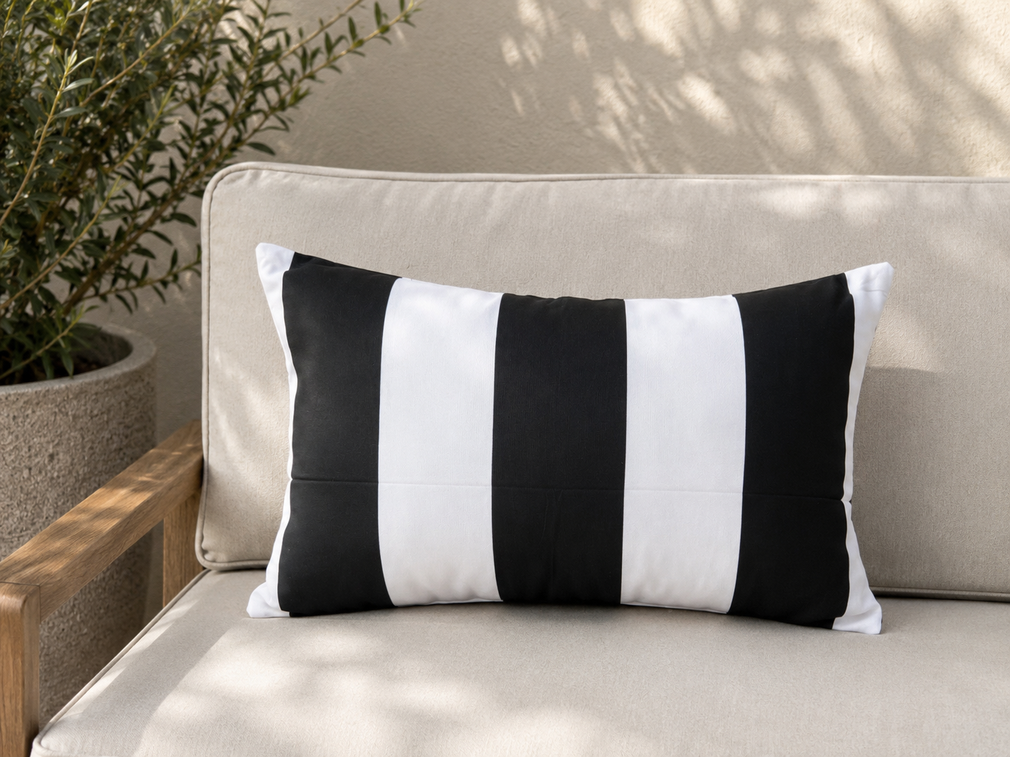 Monaco Outdoor Lumbar Pillow Cover Busa Designs