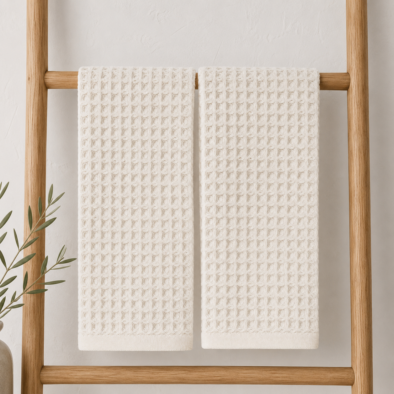 Verona Waffle Kitchen Towels - Set of 2 Busa Designs