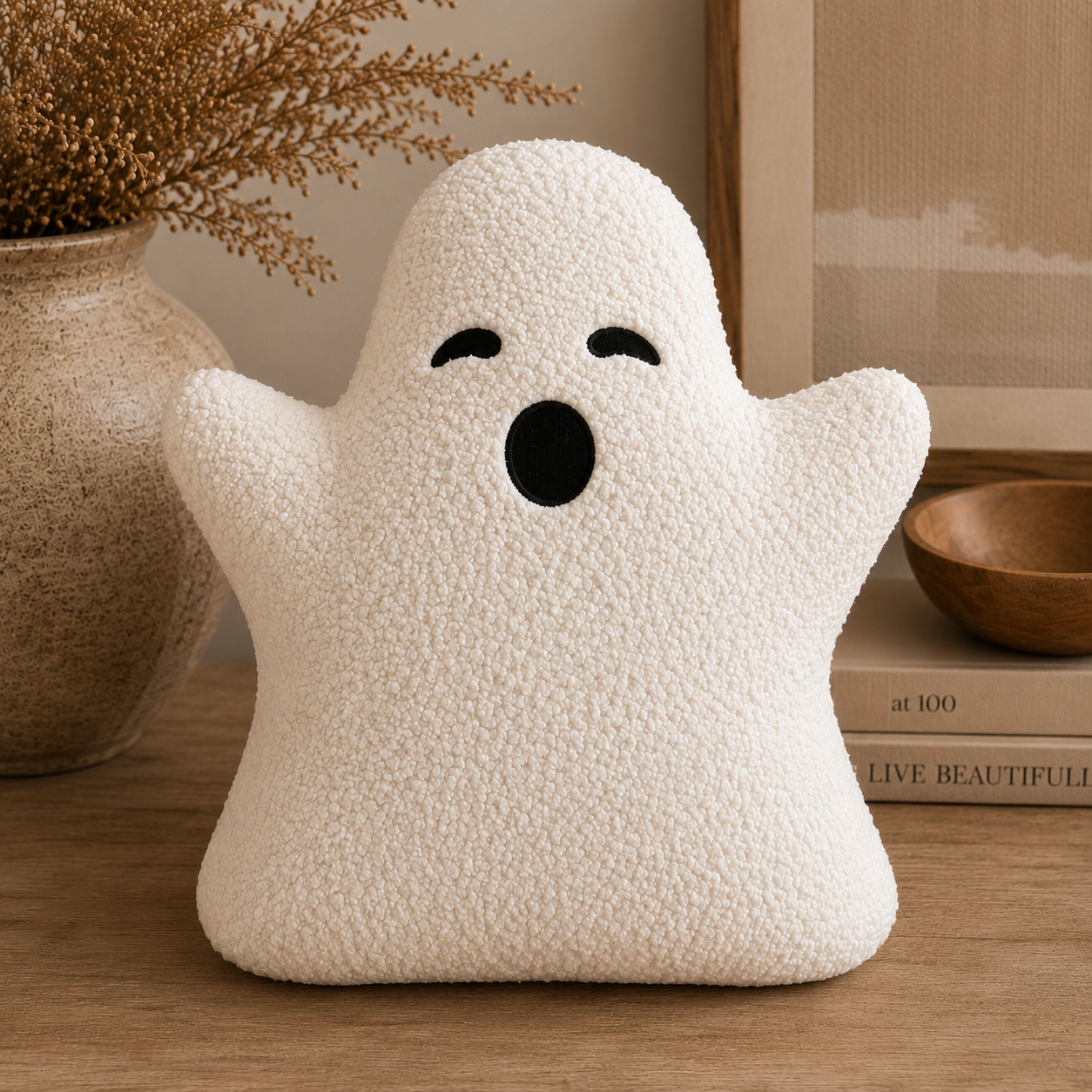 Sherpa Ghost Pillow Busa Designs