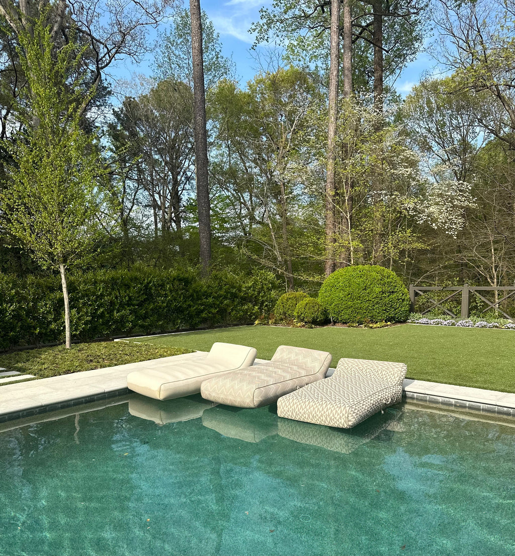 Luxe Linen-Like Inflatable Pool Lounge-Oyster Linen Floaté