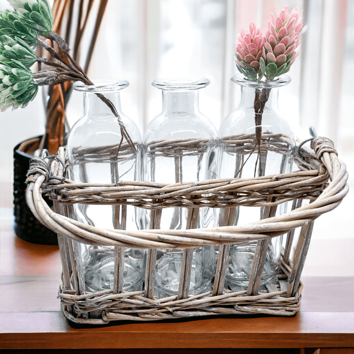 Willow Wrapped Vases Gia Roma