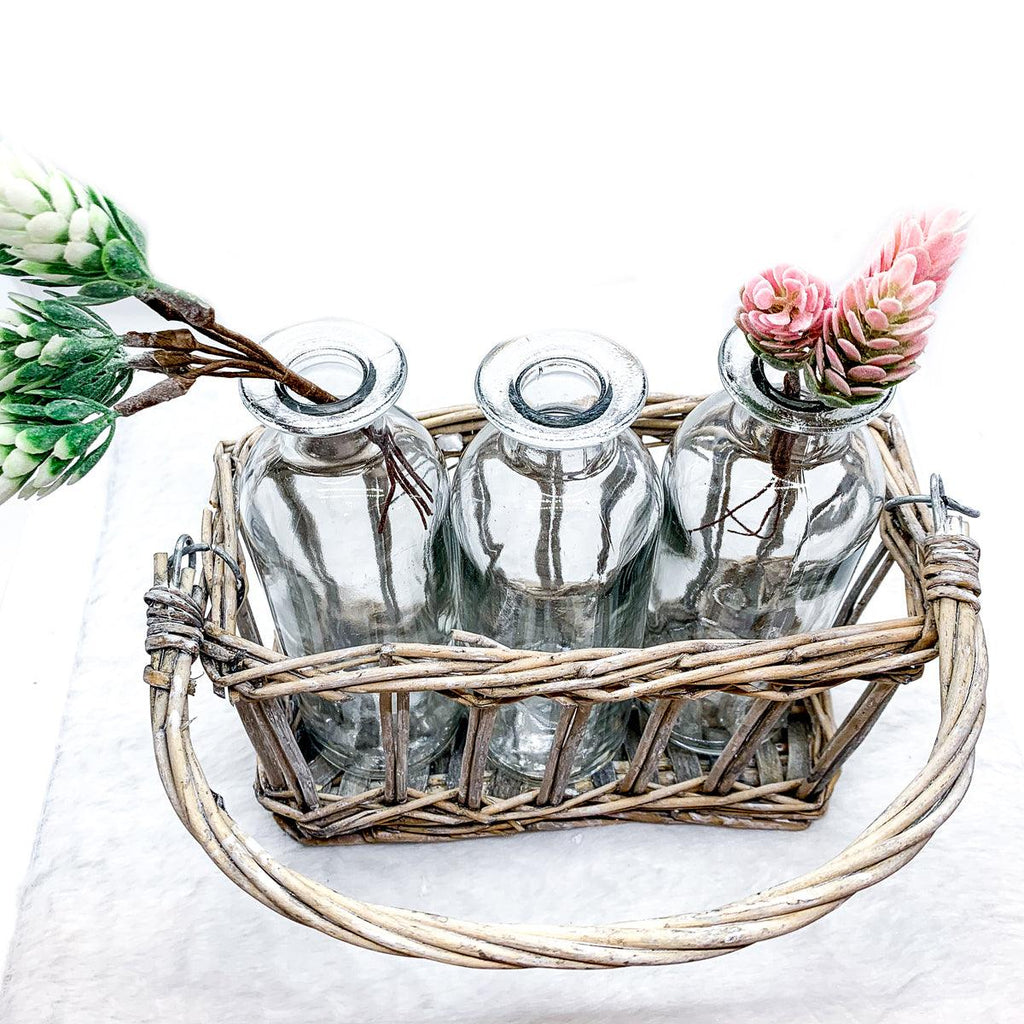 Willow Wrapped Vases Gia Roma