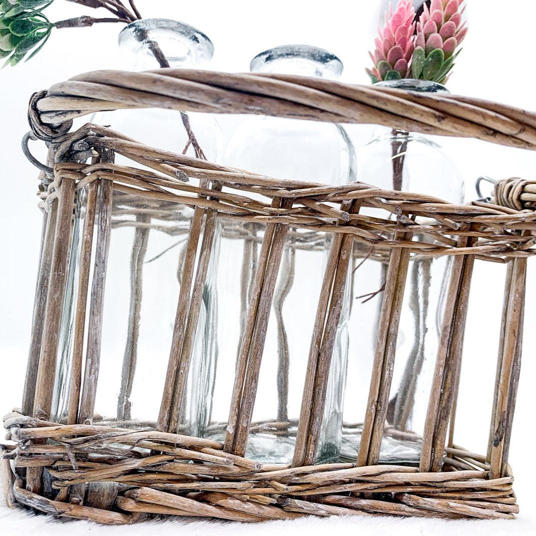 Willow Wrapped Vases Gia Roma