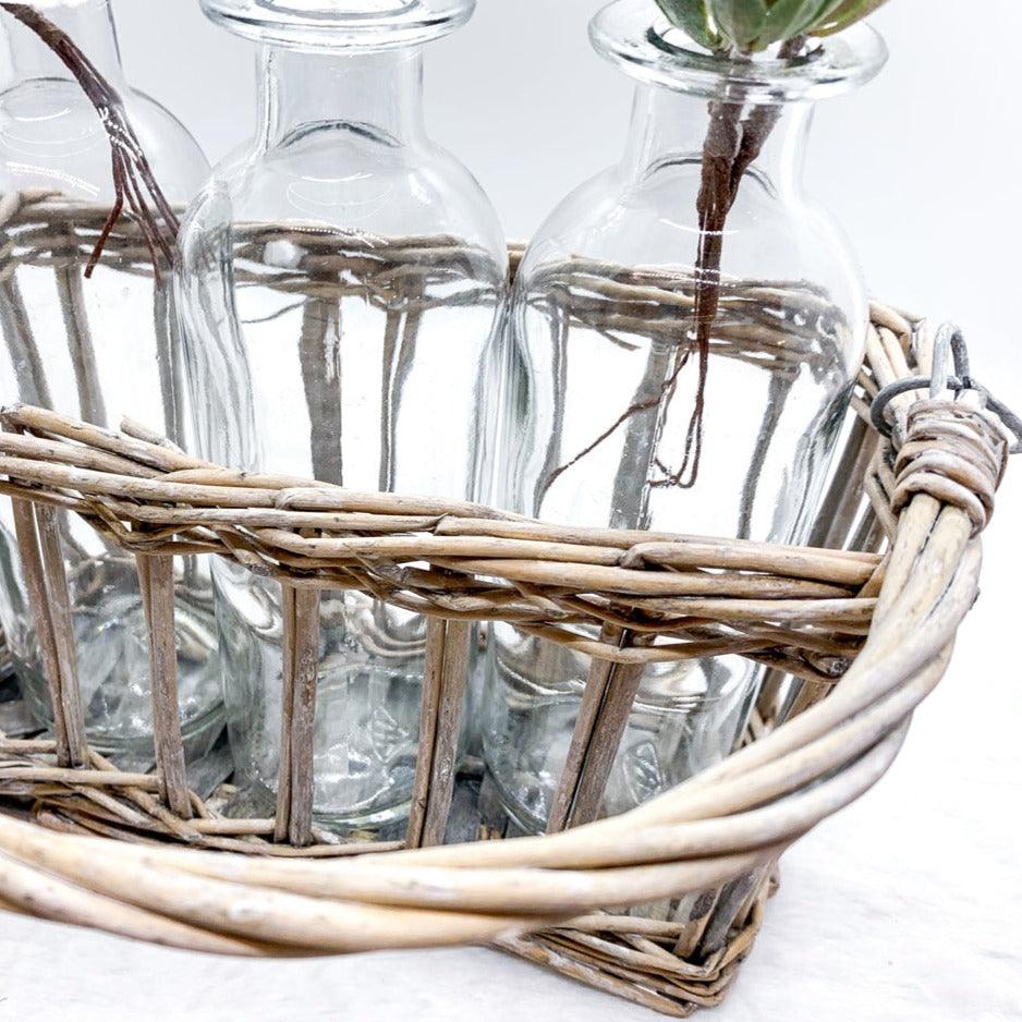Willow Wrapped Vases Gia Roma