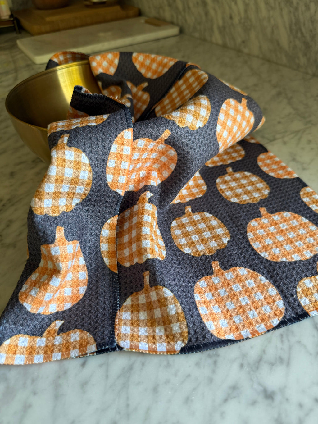 VELVET HARVEST KITCHEN TOWEL DesertAqua