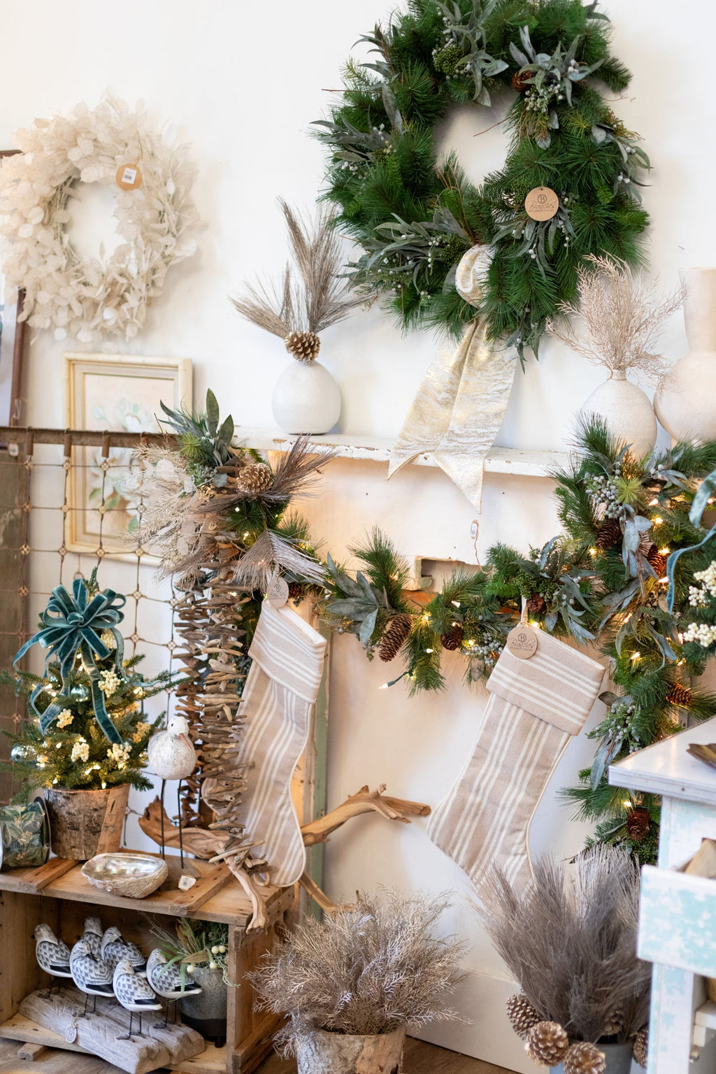 6 ft. Seeded Eucalyptus and Pine Garland Branches Designs
