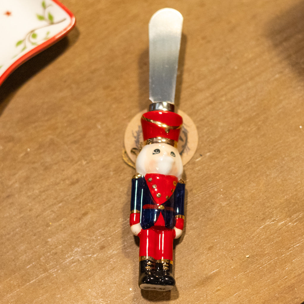 Dark Blue Jacket Metal Nutcracker Spreader Branches Designs