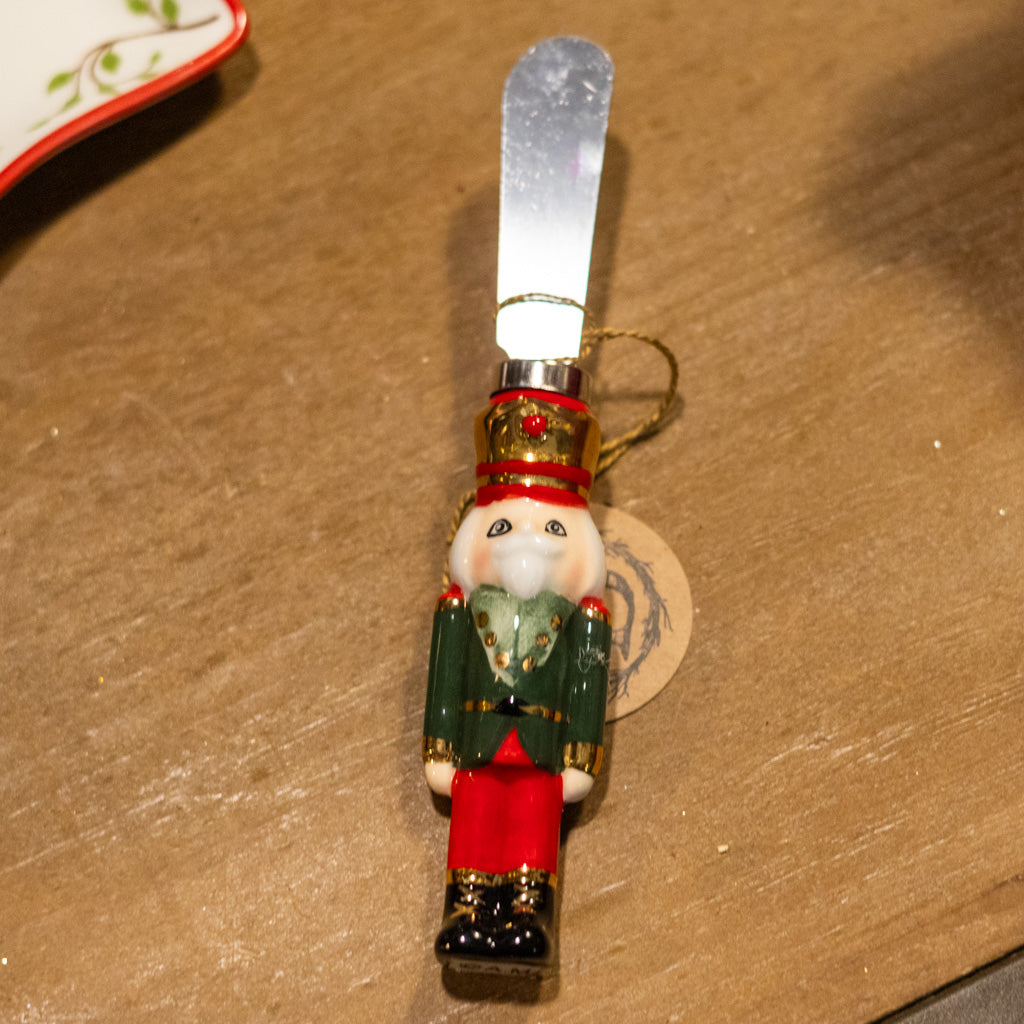 Green Jacket Ceramic Metal Jacket Nutcracker Spreader Branches Designs