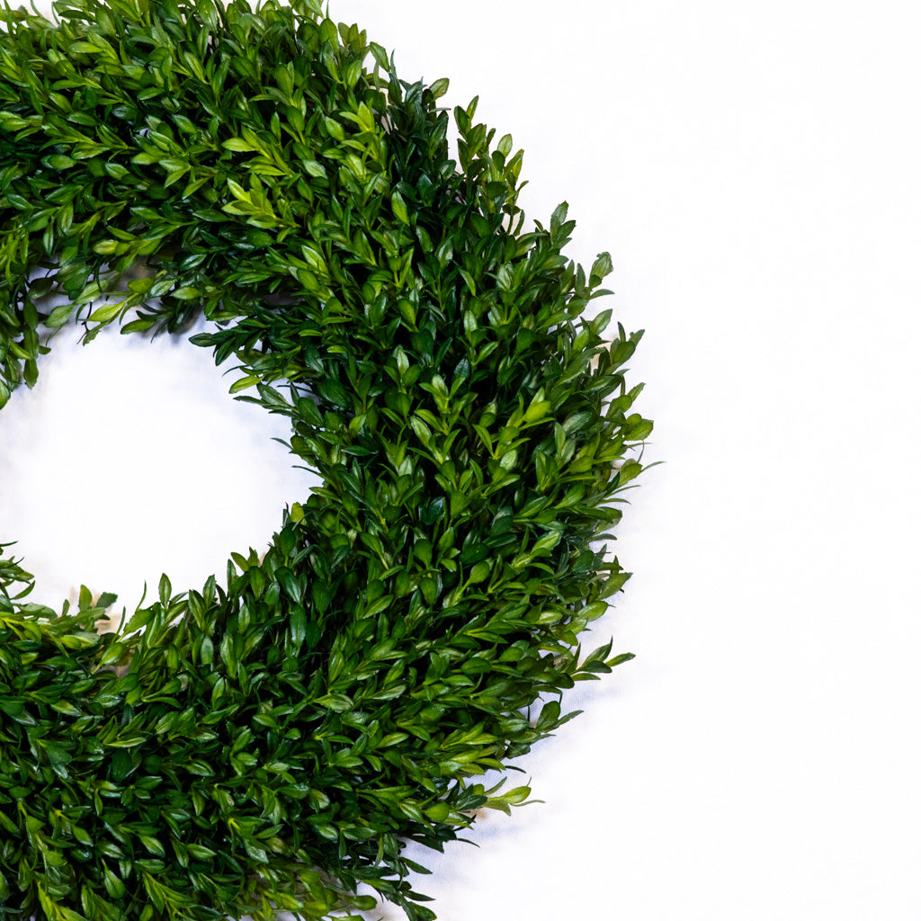 18" D Boxwood Wreath Branches Designs