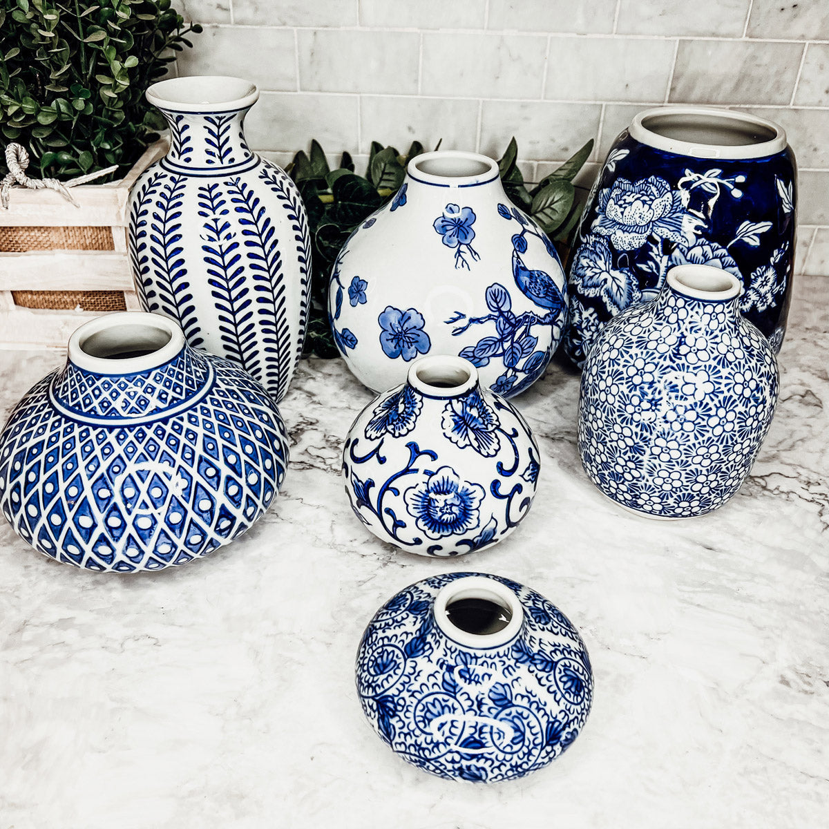 Samira Blue Vases Gia Roma