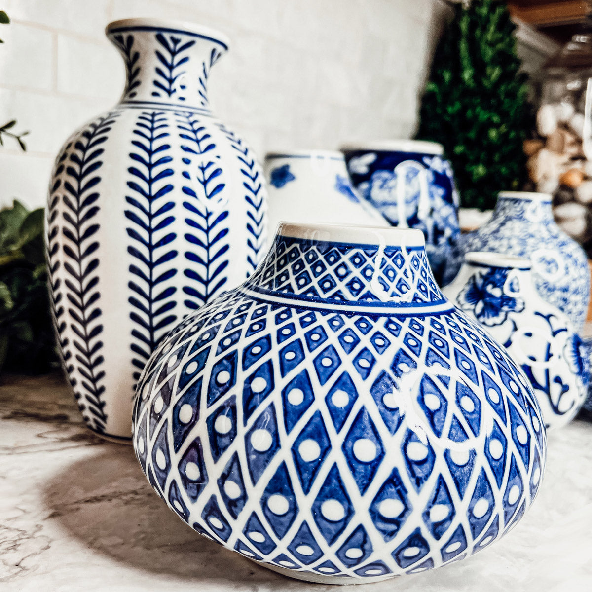 Samira Blue Vases Gia Roma