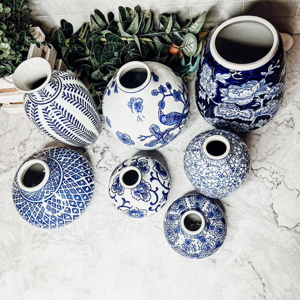 Samira Blue Vases Gia Roma