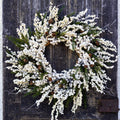 White Berry and Pine Wreath Branches Designs
