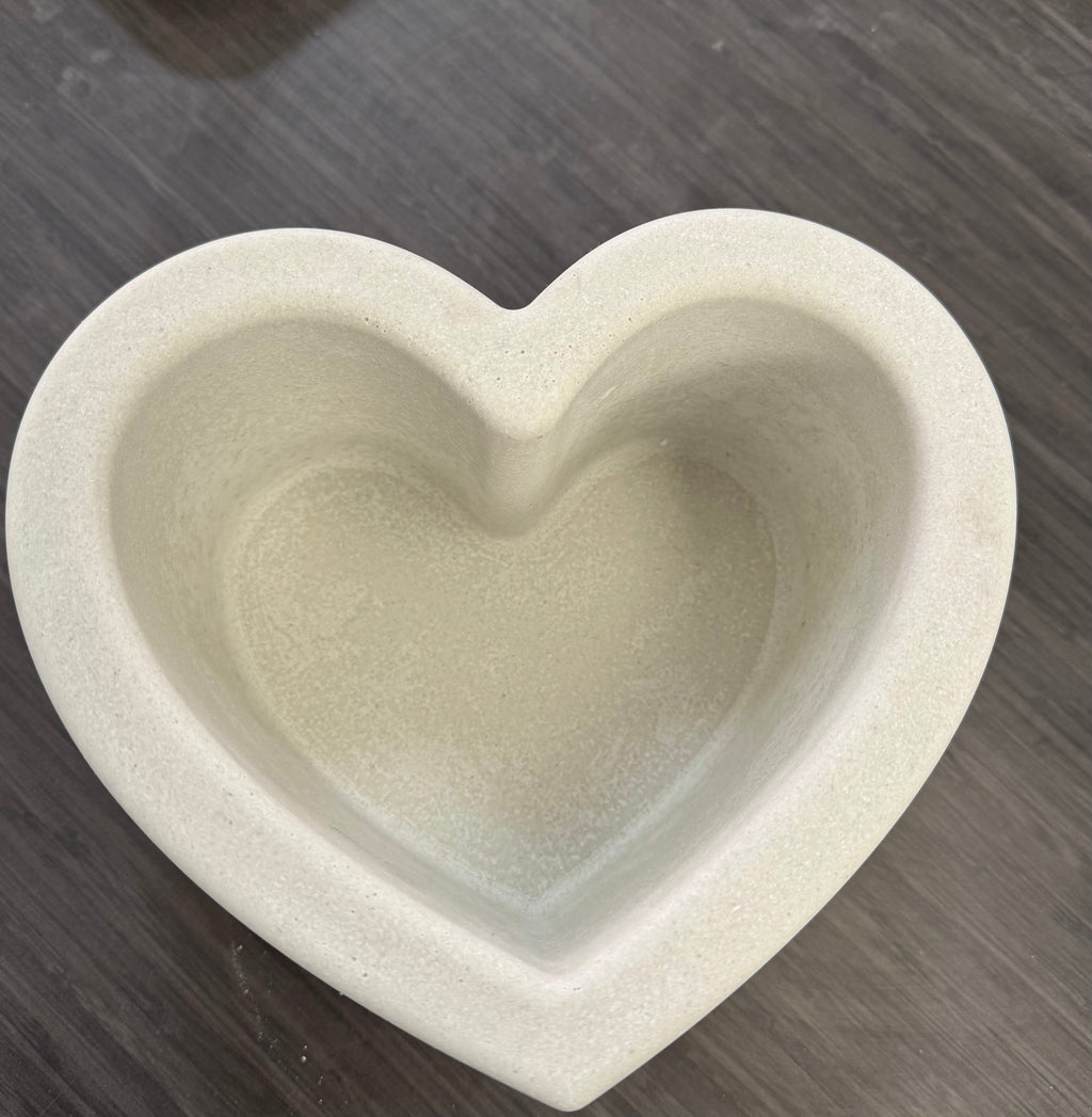 Heart Shaped Candle Vessel Syby Designs LLC