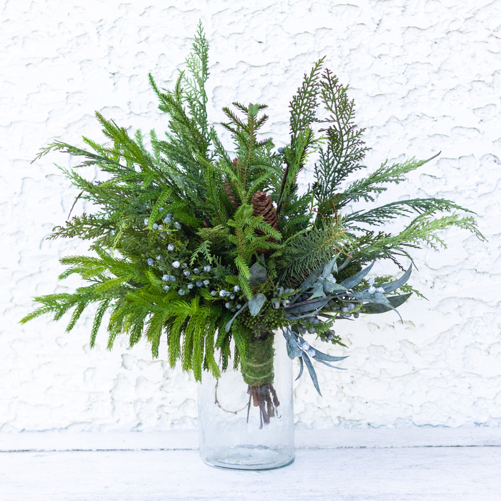 Grand Faux Real Evergreen Bouquet Branches Designs