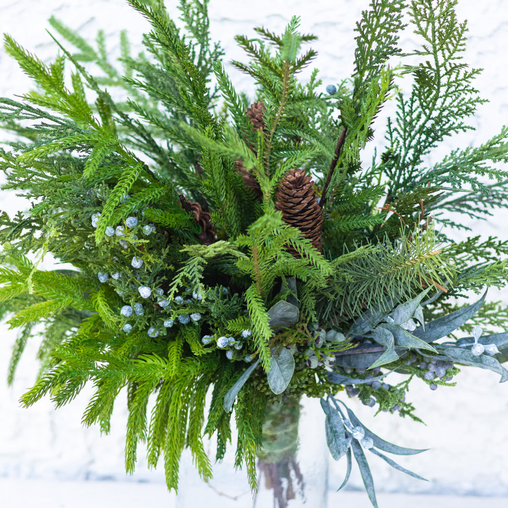 Grand Faux Real Evergreen Bouquet Branches Designs