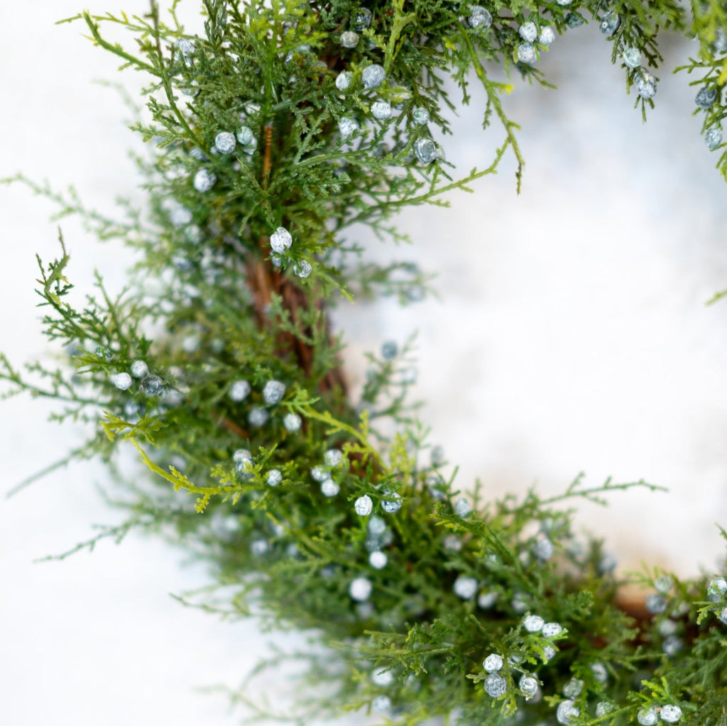 11" Seeding Juniper Wreath Branches Designs
