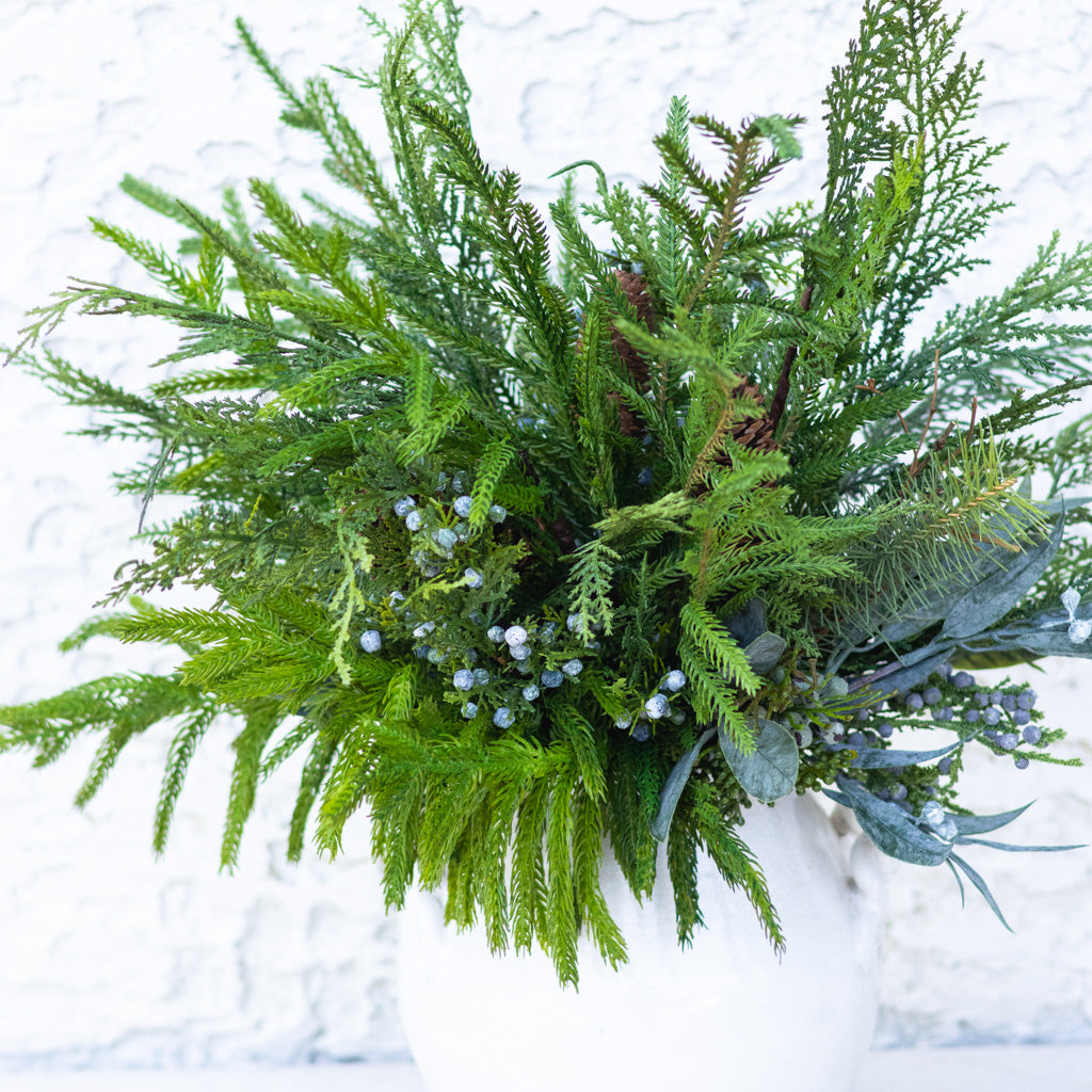 Grand Faux Real Evergreen Bouquet Branches Designs