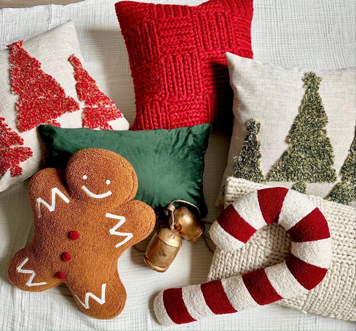 Mr. Gingerbread Pillow Busa Designs