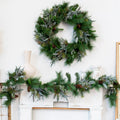 6 ft. Seeded Eucalyptus and Pine Garland Branches Designs