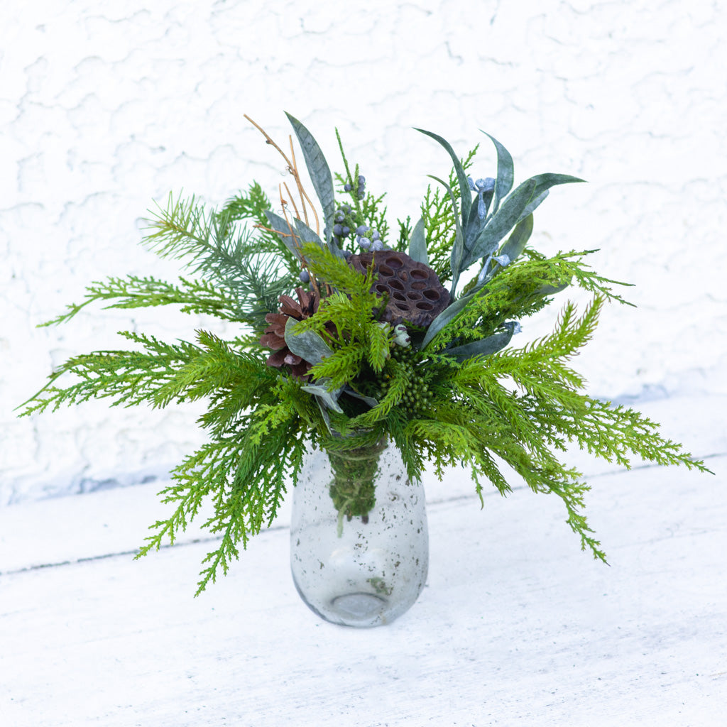 Faux Real Evergreen Holiday Petite Bouquet Branches Designs