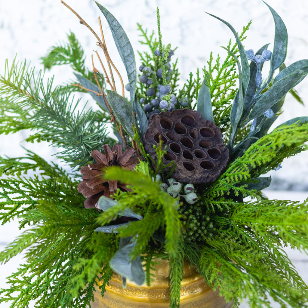 Faux Real Evergreen Holiday Petite Bouquet Branches Designs