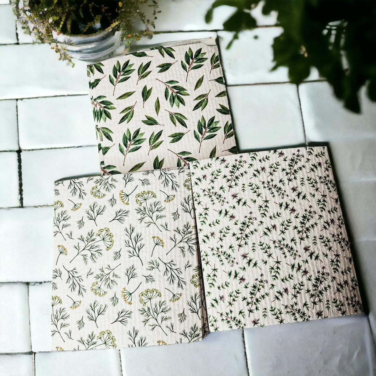 Herb Garden - Biodegradable Cloth Gia Roma