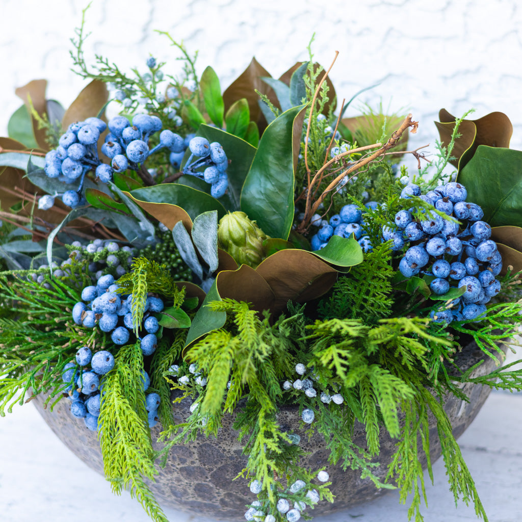 Blue Bell Centerpiece Drop in Branches Designs