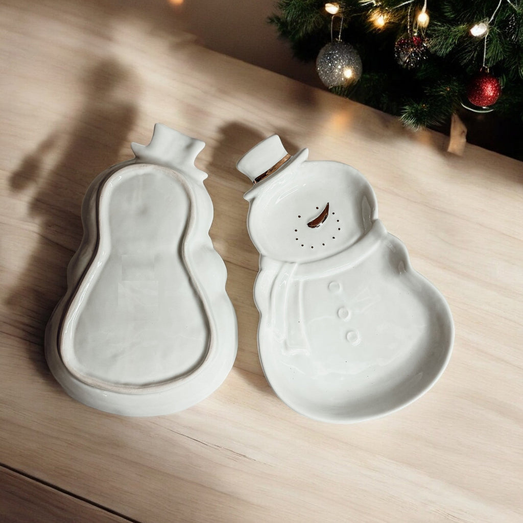 Snowman Dish Gia Roma