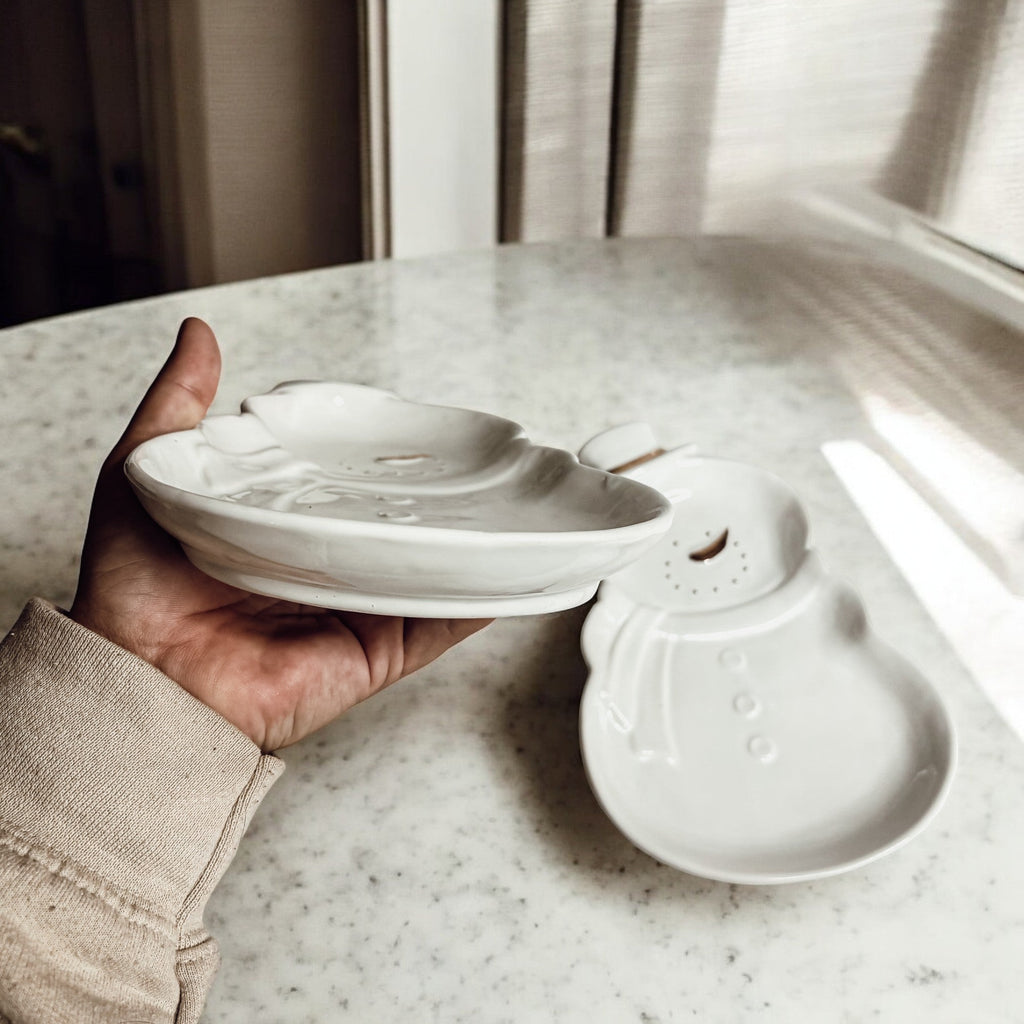 Snowman Dish Gia Roma