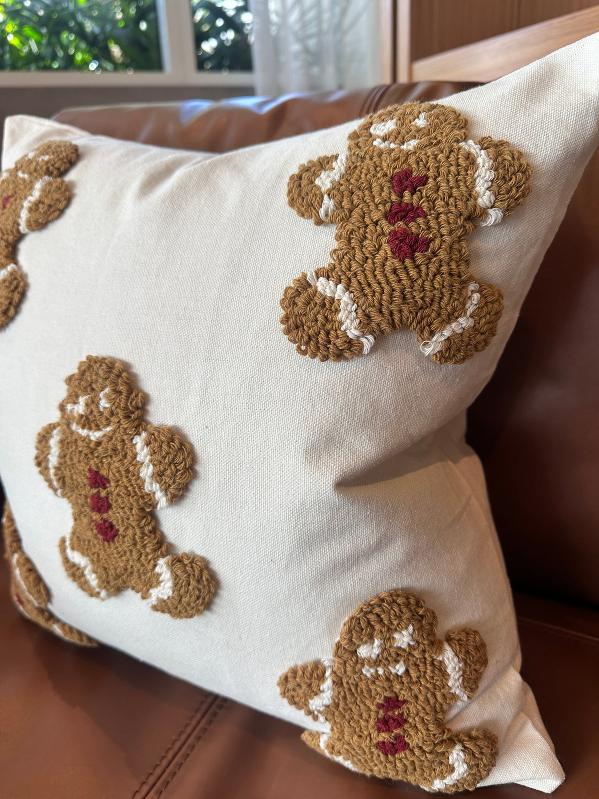 Mini Gingerbread Pillow Cover Busa Designs