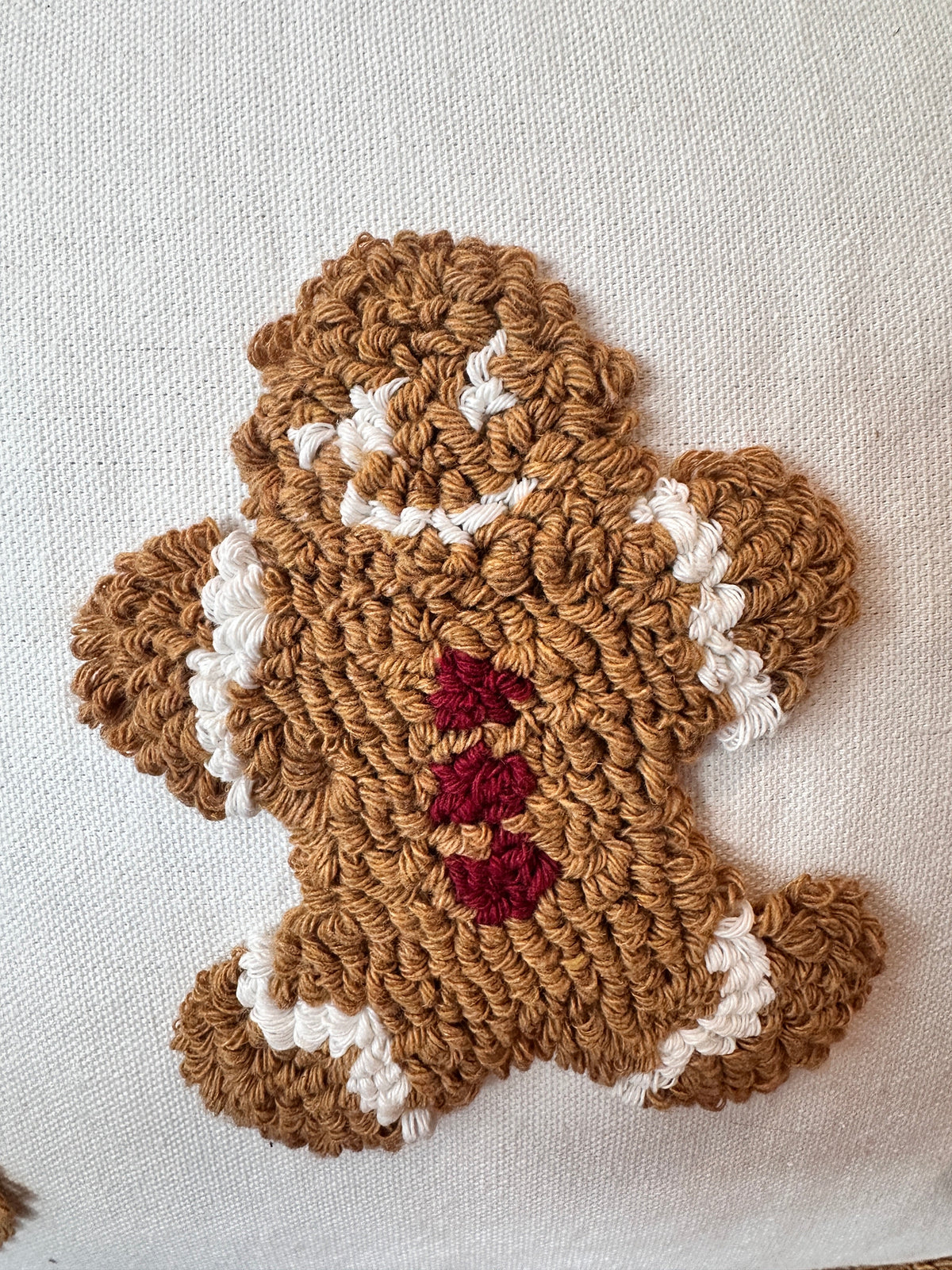 Mini Gingerbread Pillow Cover Busa Designs