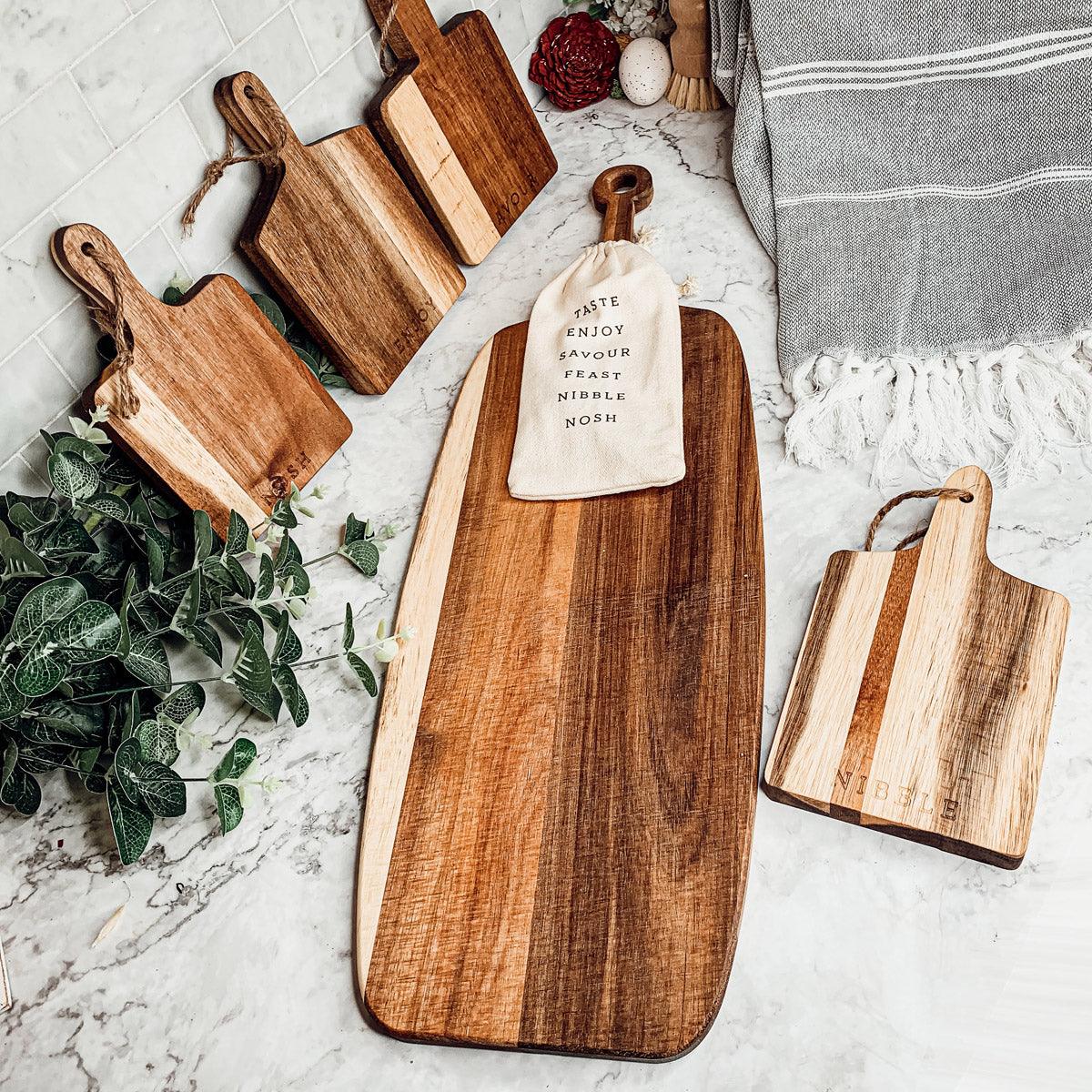 Board + Bamboo Markers | 23x8" Gia Roma