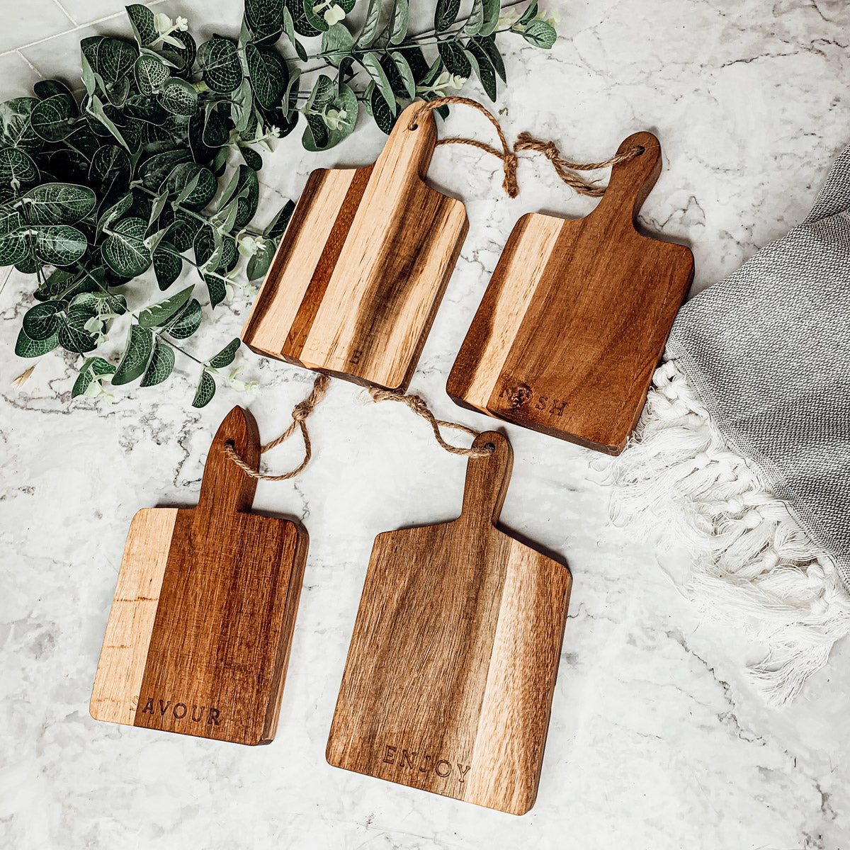 4 Charcuterie Boards | 8x4.5" Gia Roma