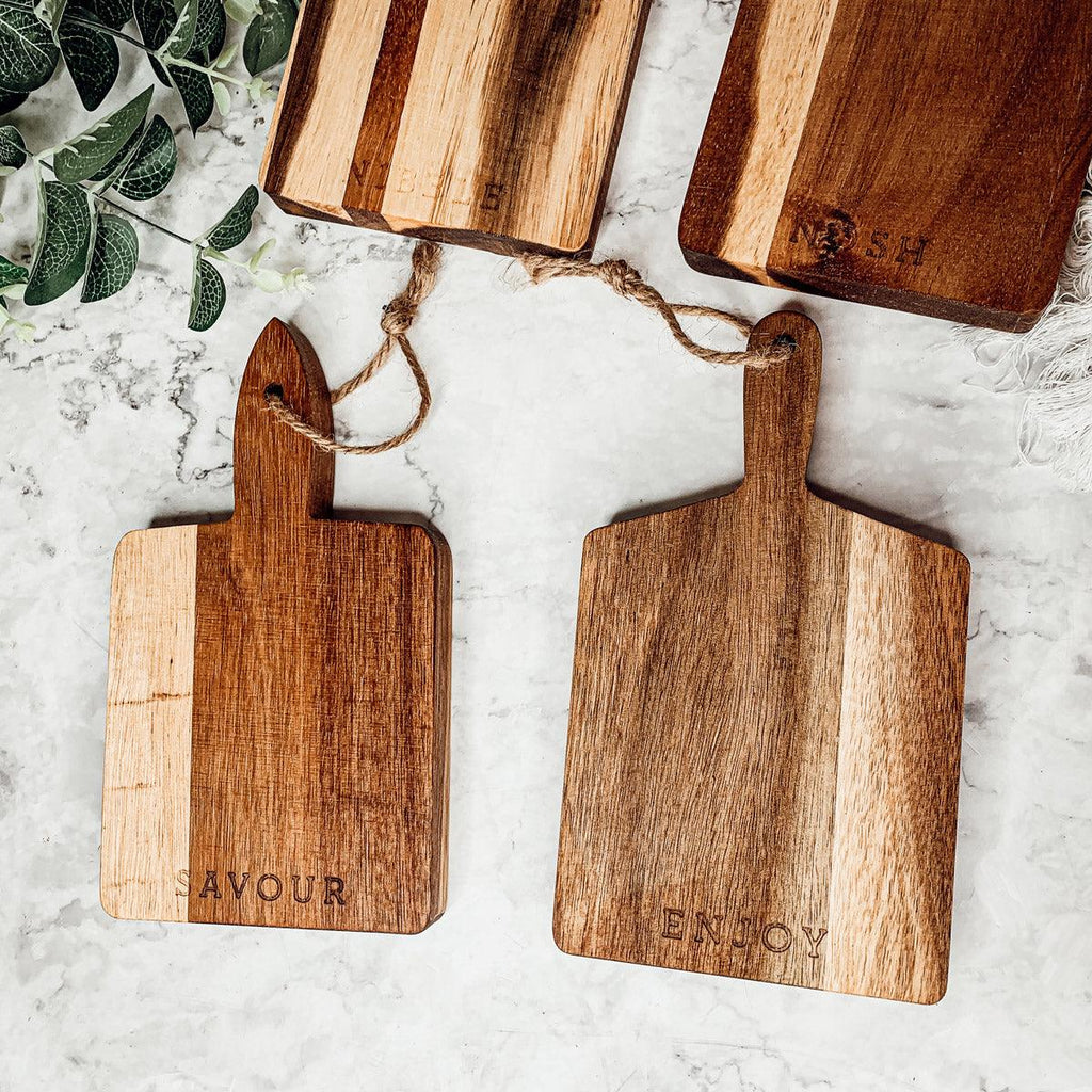 4 Charcuterie Boards | 8x4.5" Gia Roma