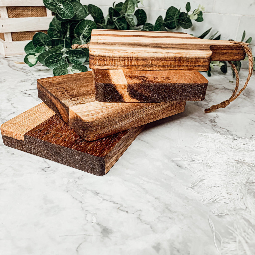 4 Charcuterie Boards | 8x4.5" Gia Roma