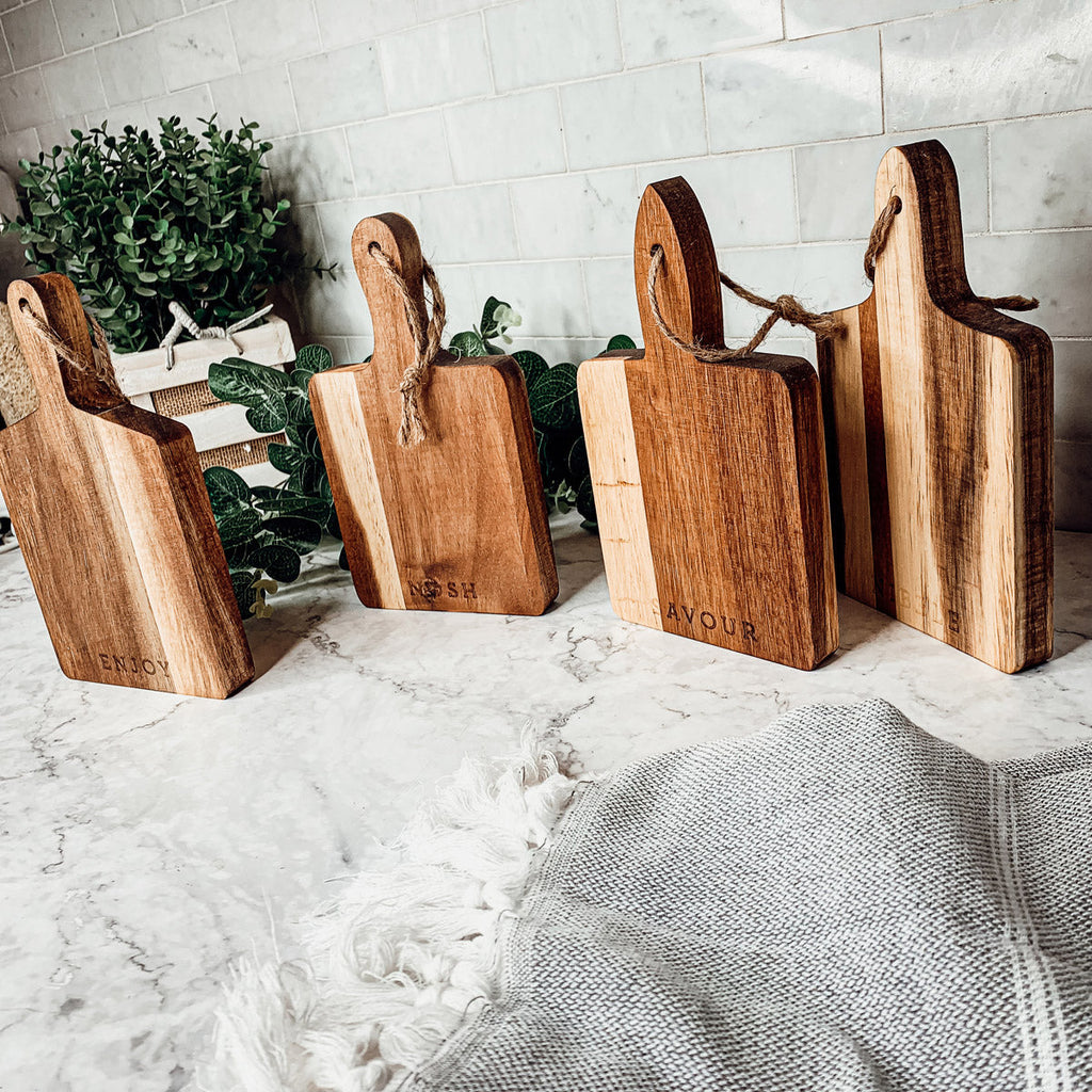 4 Charcuterie Boards | 8x4.5" Gia Roma