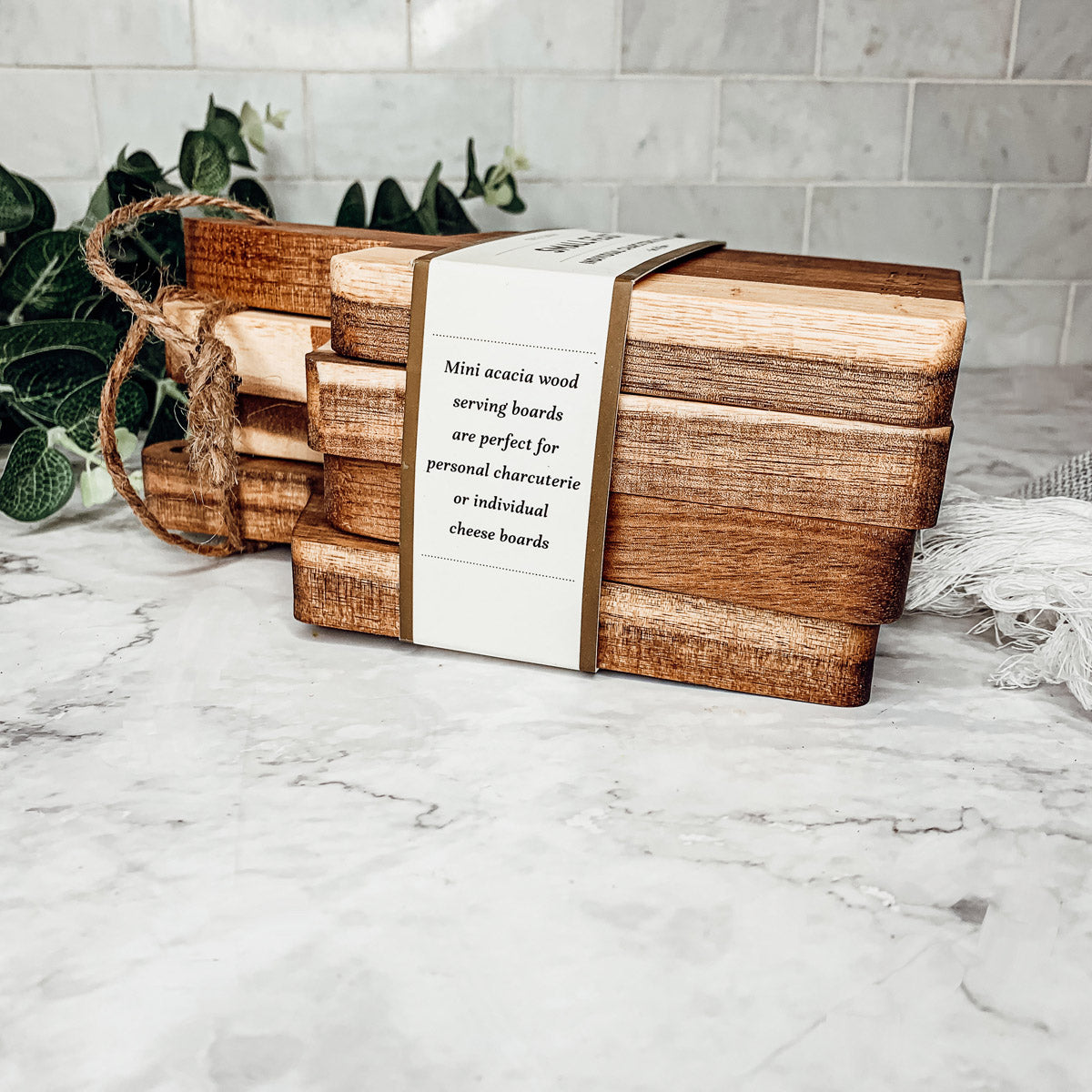 4 Charcuterie Boards | 8x4.5" Gia Roma
