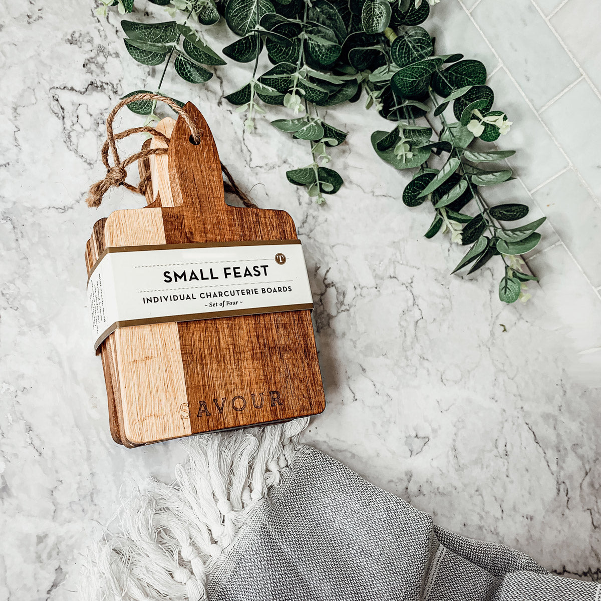 4 Charcuterie Boards | 8x4.5" Gia Roma