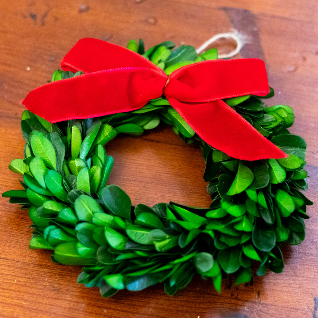 Preserved Boxwood Wreath Ornament Branches Designs