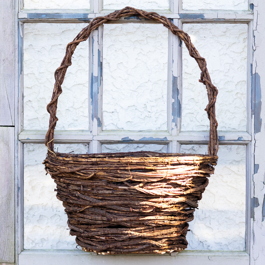 Large Grapevine Wall Basket Branches Designs