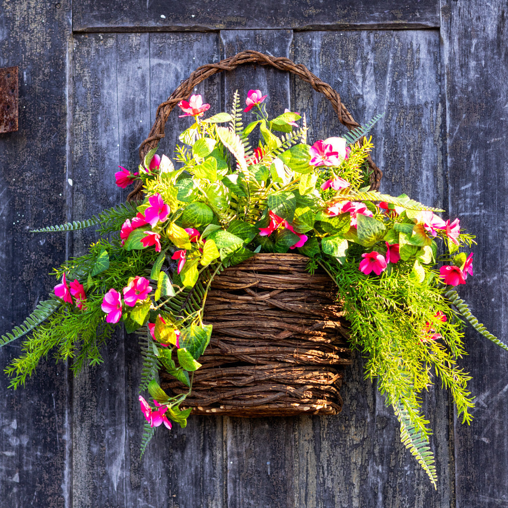 Large Grapevine Wall Basket Branches Designs