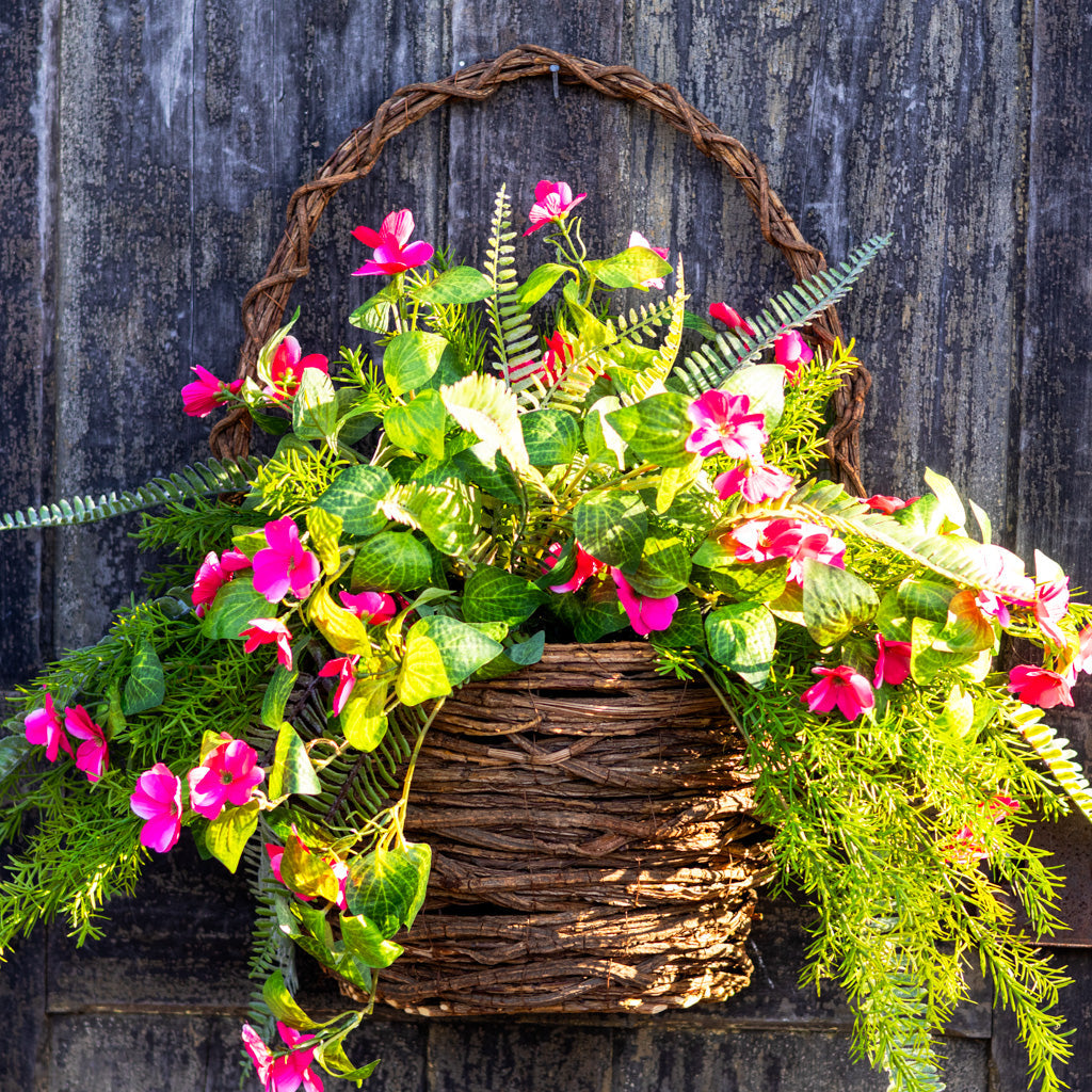 Large Grapevine Wall Basket Branches Designs