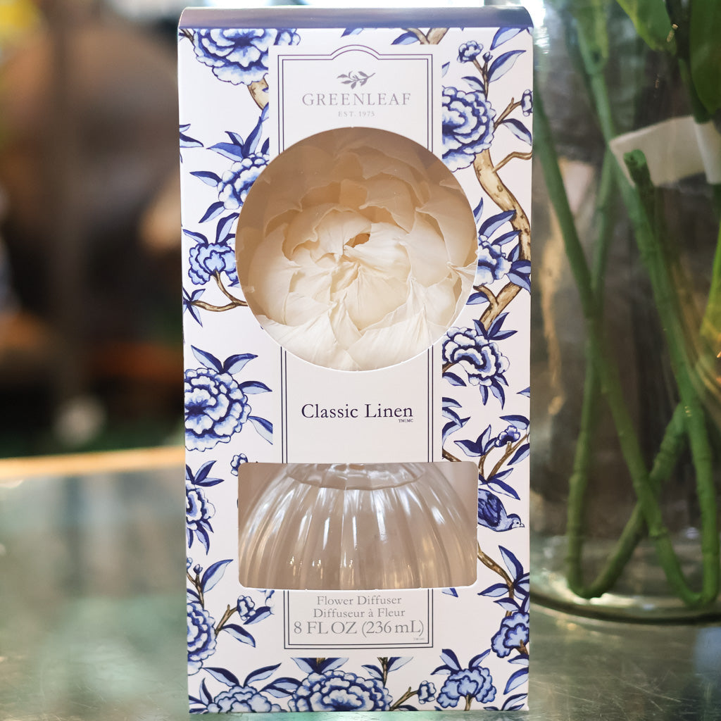 Classic Linen Flower Diffuser Branches Designs
