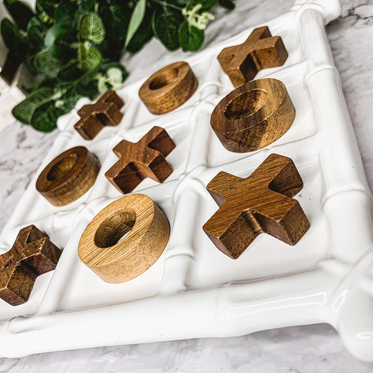 Faux Bamboo Tic Tac toe Gia Roma