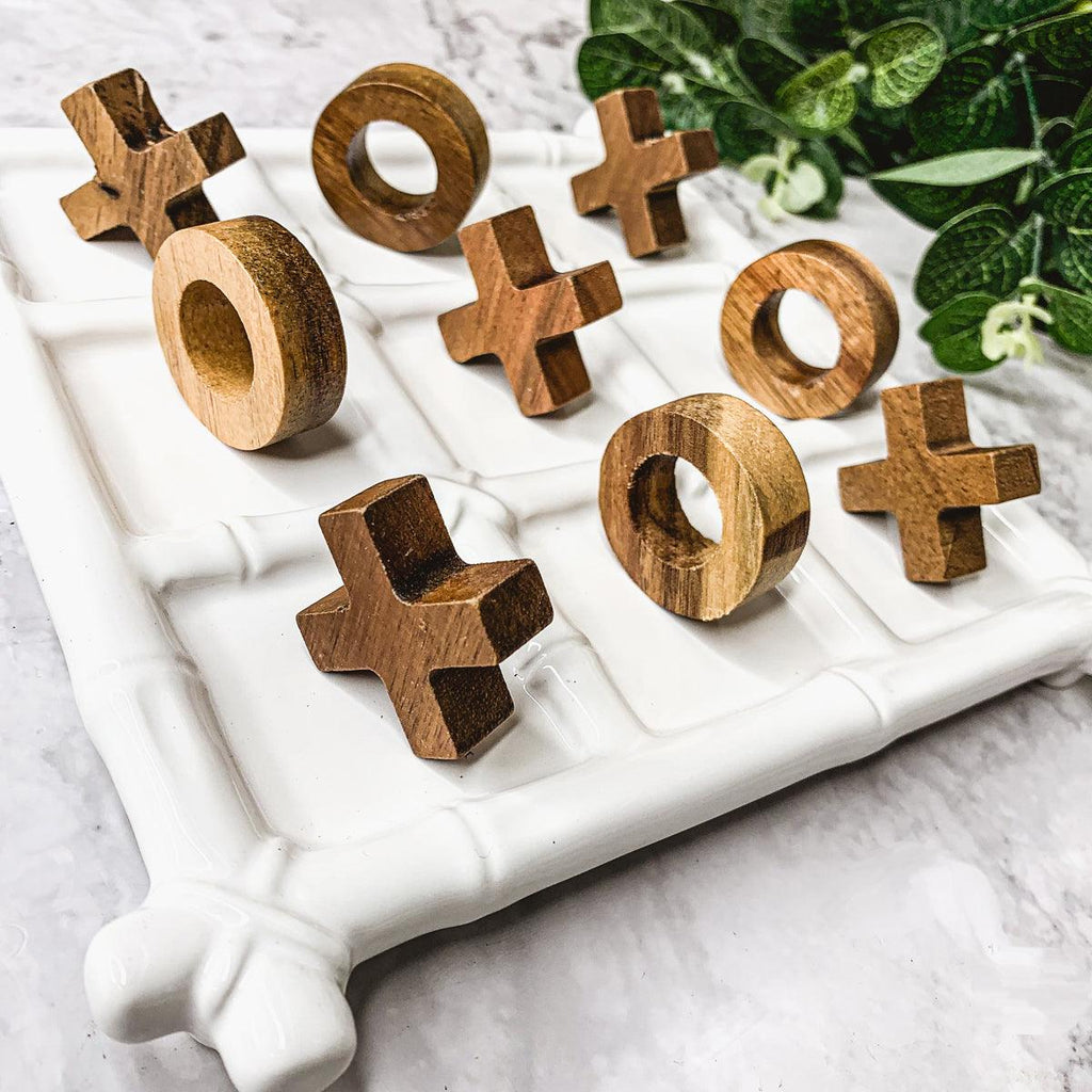 Faux Bamboo Tic Tac toe Gia Roma