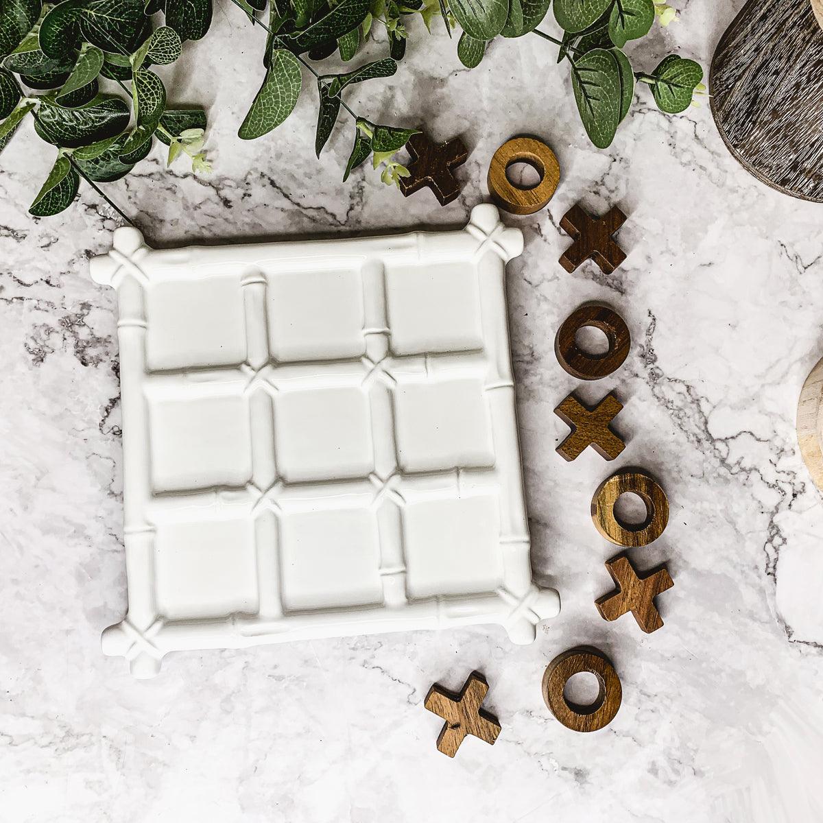 Faux Bamboo Tic Tac toe Gia Roma