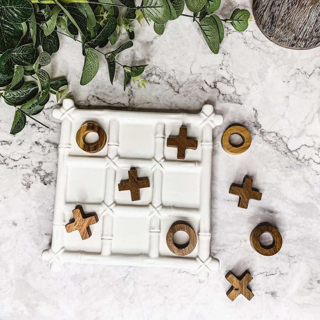 Faux Bamboo Tic Tac toe Gia Roma