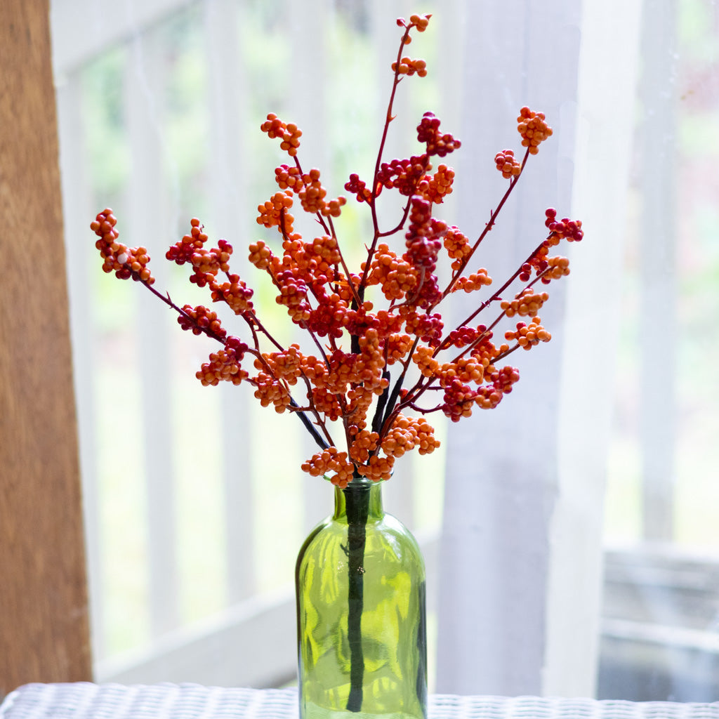Orange Berry Bouquet Bush Branches Designs