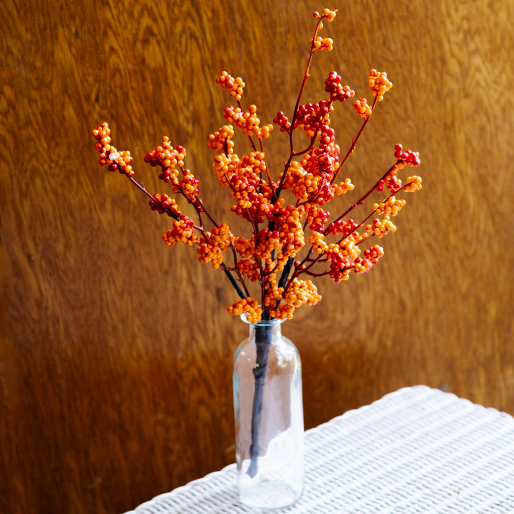 Orange Berry Bouquet Bush Branches Designs